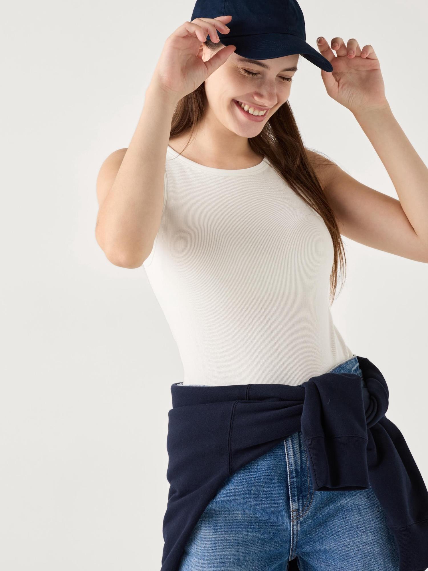 

Uniqlo Heat Tech Lip Bra Майка-топ Extra Warm 00 WHITE/WOMEN XS