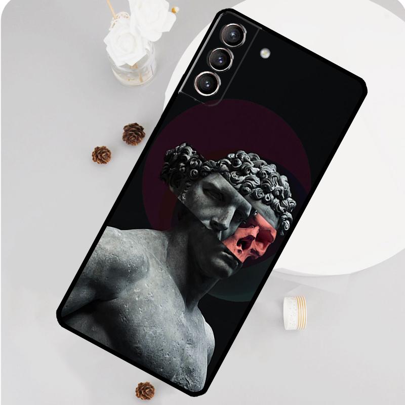 Greek Aesthetics Plaster statue Phone Case For Samsung Galaxy S24 S26 Ultra S20 S21 S22 S23 S25 Plus S10 S25 FE Funda Cover