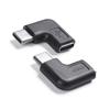 Right Angle USB C Male To Female Connector 90 Degree Bend Adapter 10Gbps Speed 5A Fast Charging Wide Compatibility