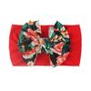 Fashion Floral Childrens Hair Accessories Headband Soft Wide-Brim Elastic Hairband Baby Headwear Comfortable