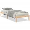 VidaXL Extra Long Bed Frames Without Mattress 100x210 Cm Solid Pine Wood, Bed, Bedroom Furniture, Wooden Bed, Single Bed, 852404