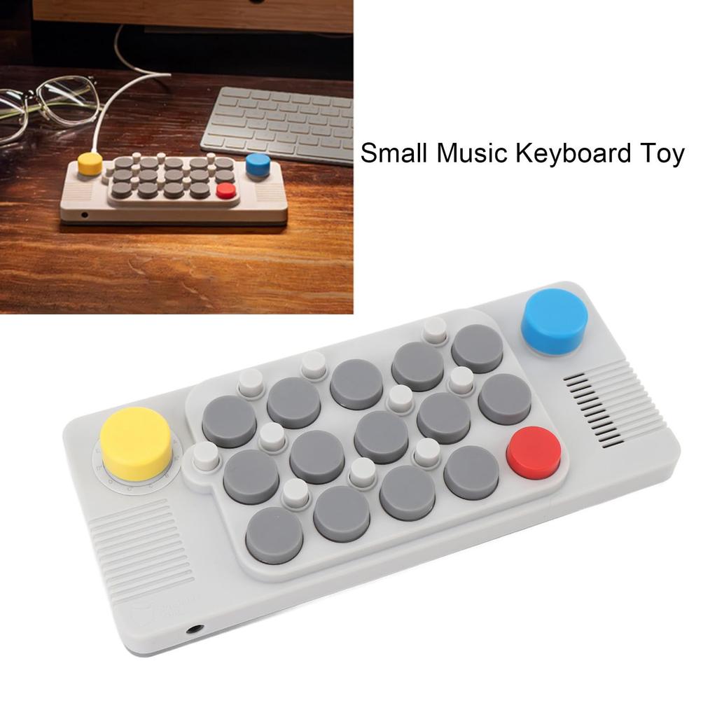 Pocket Music Tuned Portable MIDI Keyboard for Kids and Headphone Jack Keyboard, C3-C8 20-Instrument Adults, 3.5mm
