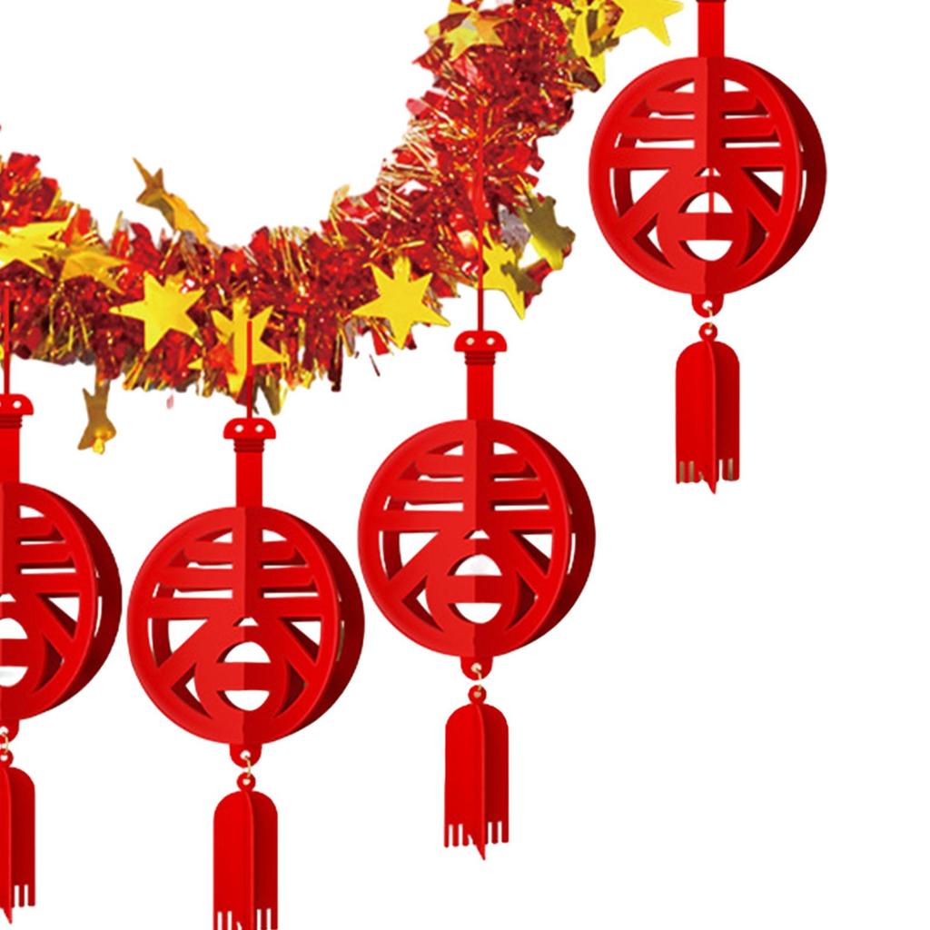 2025 Chinese New Year Banner Garland Decoration DIY Door Spring Festival Banner for Home Office Party Bedroom Indoor Outdoor