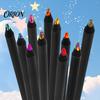 Drawing Pencils with Durable Core 12PCS Rainbow Colored Pencils, Black Wood Barrel And for Toddlers Lead Core, Art Training Sketching Kids Supplies