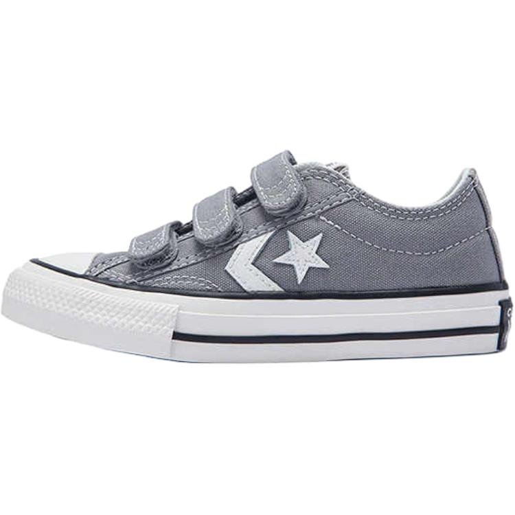 Converse Star Player 76 EasyOn Low PS Classic Grey Kids Sneakers Vintage-White A10735C