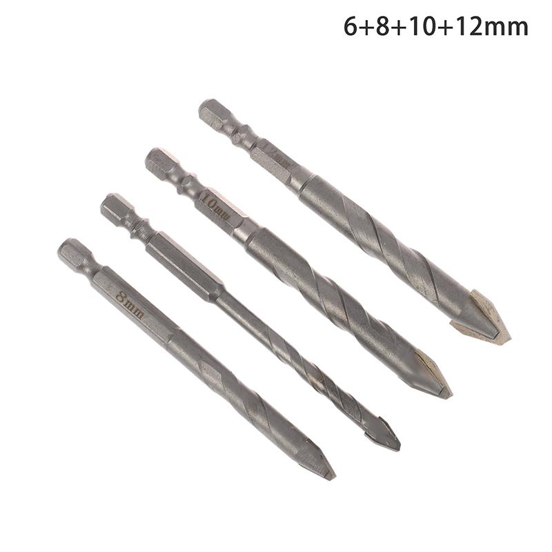 6-12Mm für Glas Beton Keramikfliesen Lochöffner, Hartmetall Hartlegierung Bohrer Set Werkzeug