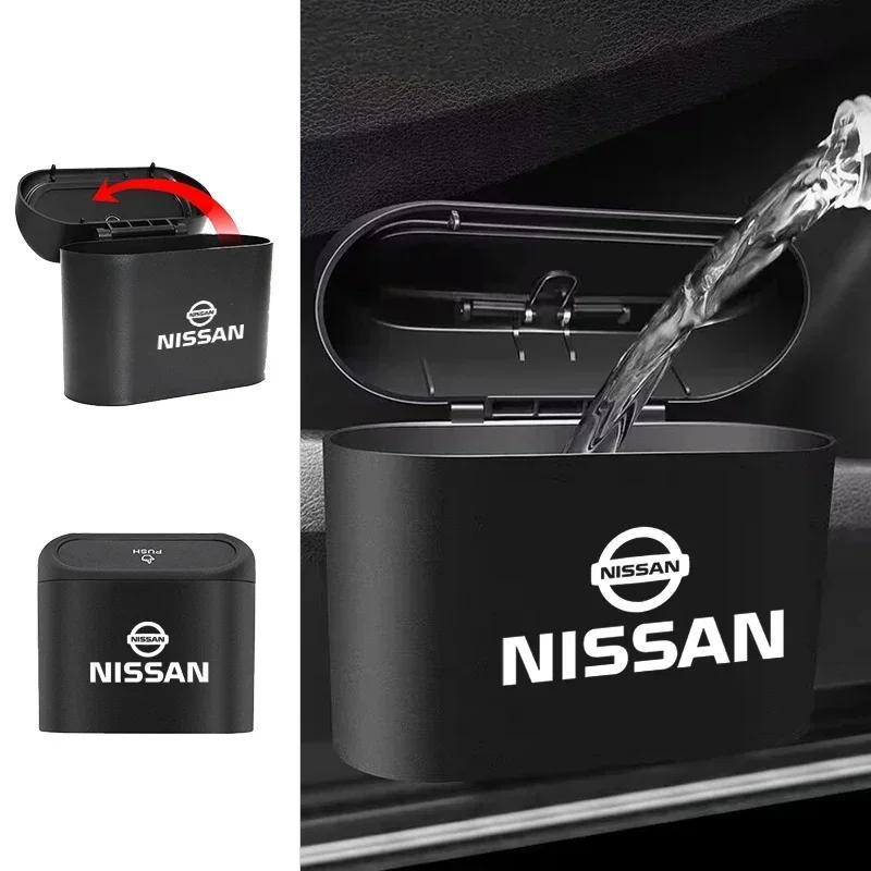 Pattumiera da Appendere per Auto Custodia per Polvere Rifiuti Veicolo Scatola Portaoggetti Per Nissan J10 X-Trail Qashqai Juke Leaf Micra NOTE Patrol Gadget