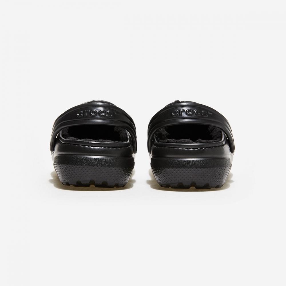 Crocs Classic Lined Clogs Kids Crs207010 Black Black