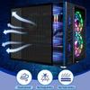 1M Diy Pc Case Dust Mesh Filter Pvc Dustproof Mesh Filter Cover Black Computer Cooler Fan Dust Filter For Fan Cooler Baffle