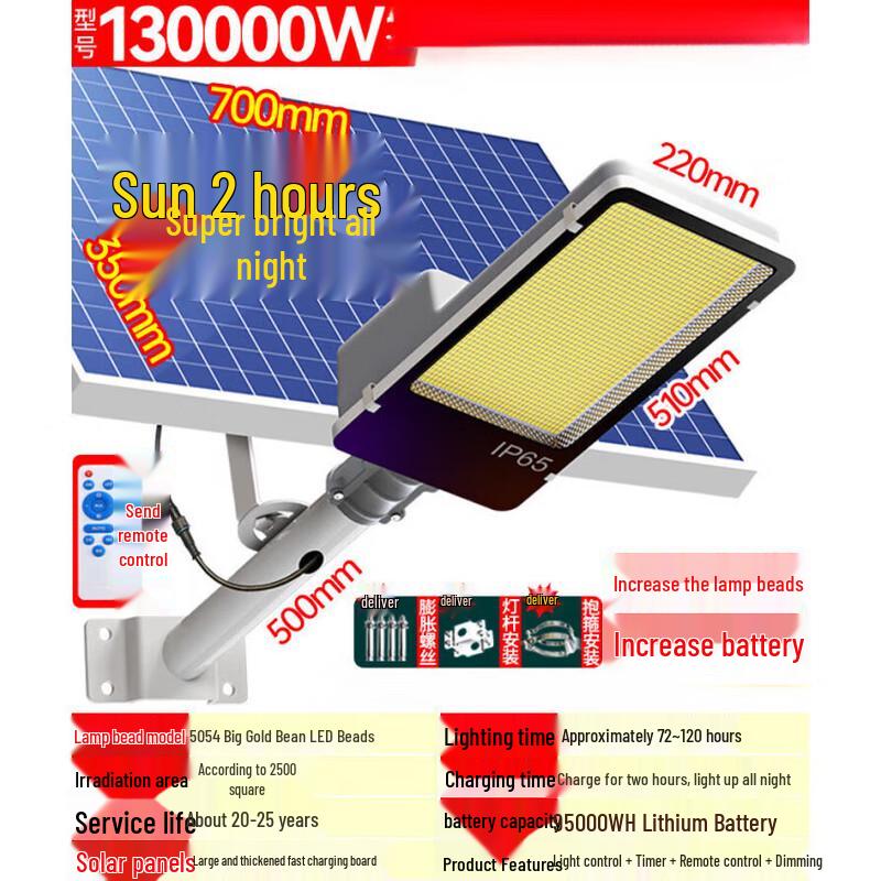 Jundingying Solar LED Outdoor Street Light