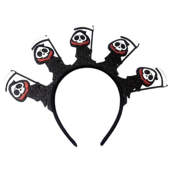 Halloween Headband Sparkling Ghost Decor Exquisite Crafted Hairband Decorative Effect Hair Hoop Hair Accessories