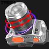 Multifunctional Head-worn Torch Outdoor Led Rechargeable Treasure Fishing Mining Lamp Zoom Strong Light Induction Headlamp