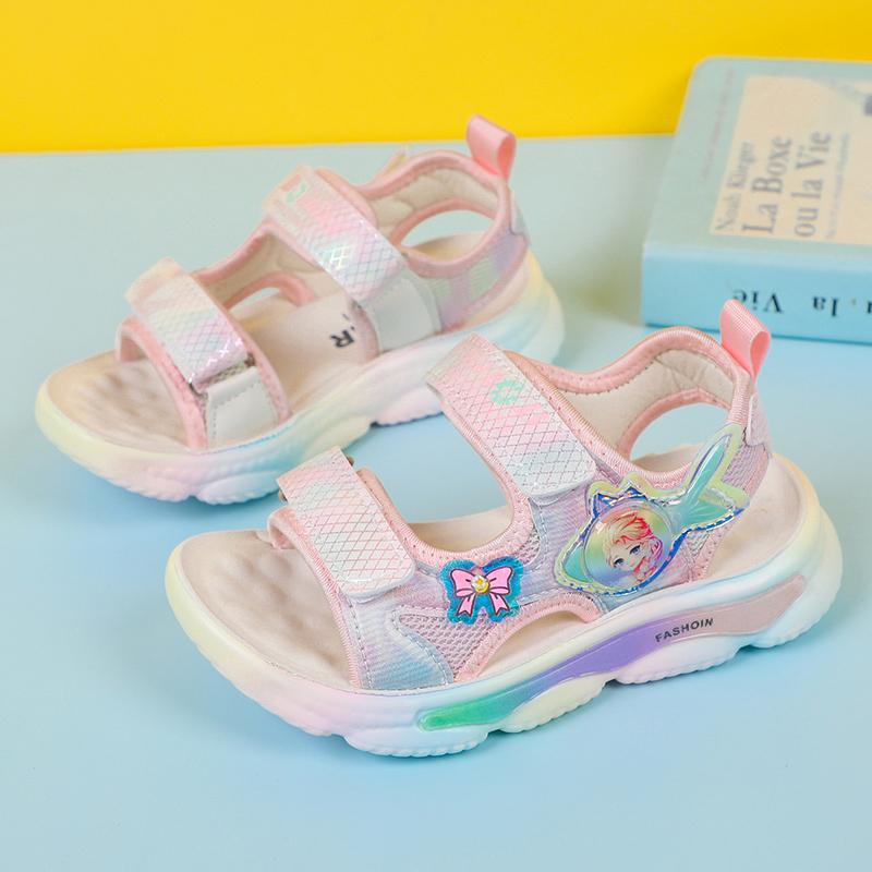 Cheap Children Summer Sport Sandals Soft Bottom Child Boys Girls Beach