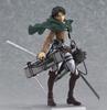Anime Figure Attack On Titan Levi Ackerman Standing Holding Sword Detachable Model Toy PVC Collection Desktop Ornaments 14CM