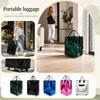 Borsa con Chiusura a Zip e Ruote per Viaggio, Lavoro, Shopping, Uso Quotidiano