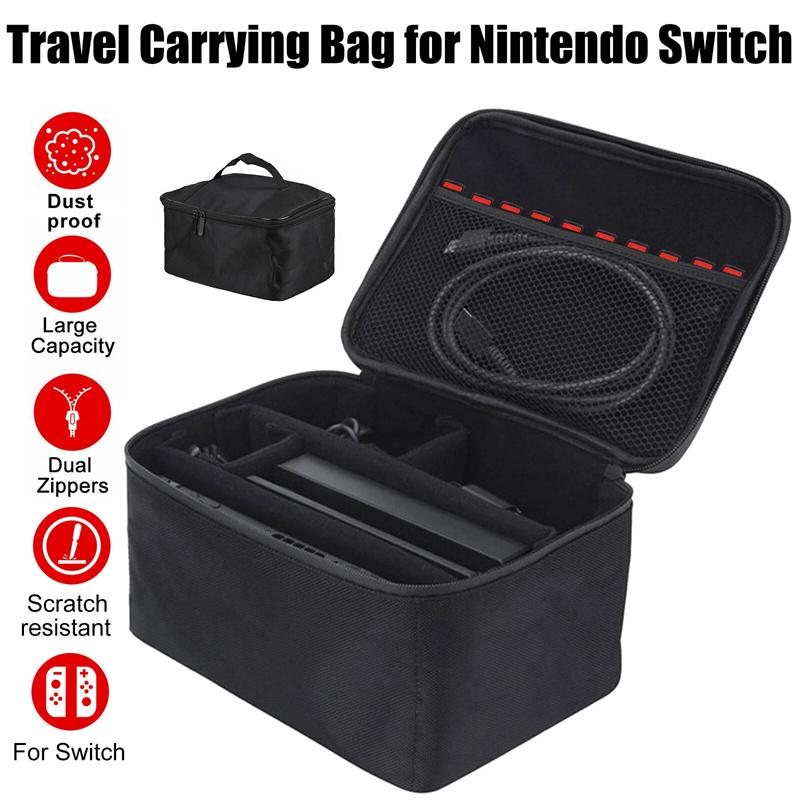 

Suitable For Nintendo Switch/Switch Oled Travel Bag, Soft Case Protection, Portable Switch Case, Detachable Compartment