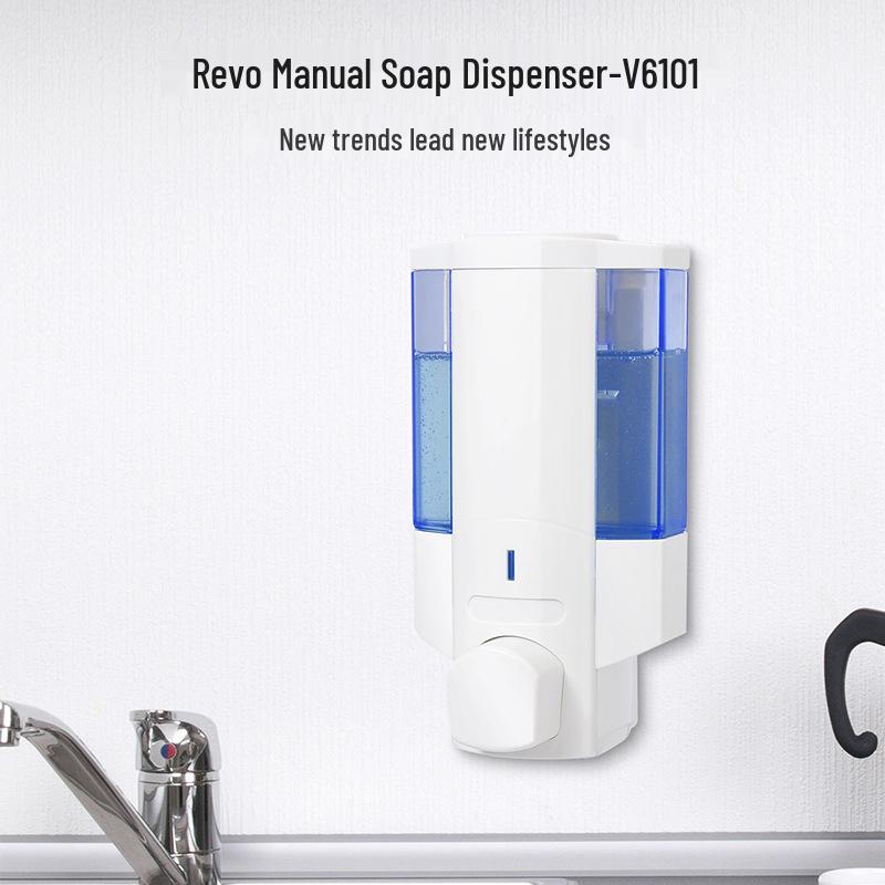 SVAVO 350ml Wall-Mounted Teacup Style Single & Double Head Soap Dispenser