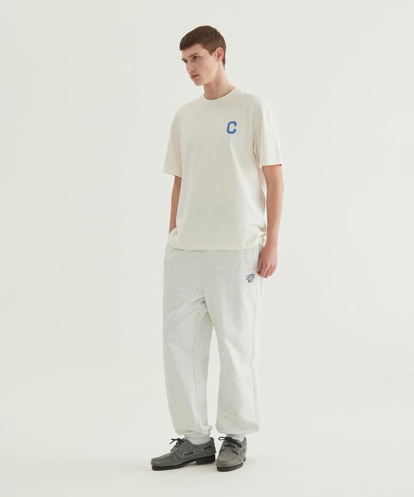 COVERNAT Arch Logo Regular Jogger Sweatpants Black