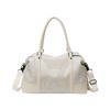 Bolso de mano para viaje de ocio Guofeng para mujer, gran capacidad, estilo chino nuevo, con estampado de flores oscuras, bolso de hombro para equipaje, bolsa de almacenamiento portátil para salir