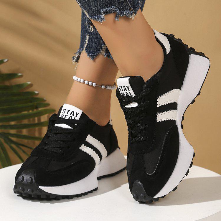 2025 Women's Plus Size Slim Waist Dad Sneakers - Thick Sole Casual Sports Shoes for Spring/Summer
