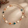 Gold Link Body Chain Color Mix Body Jewelry Fashion Belly Belt  Party Event