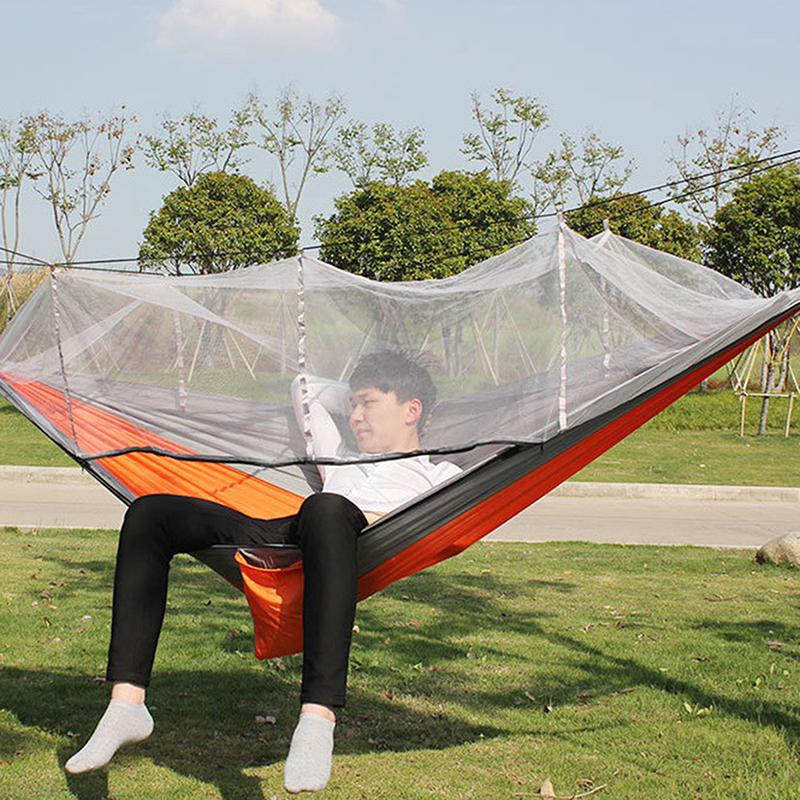 Camping Hammock With Mosquito Net Sleeping Tent Hammock Suitable Camping Hammock Outdoor Furniture For Garden