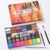 42-Kleuren Fluorescerende Matte Glitter Body & Gezicht Verf Set - Wateroplosbaar, Sneldrogend, Gemakkelijk Aan te Brengen