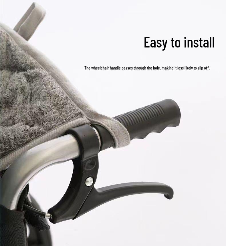 Elderly Travel Blanket: Winter Windproof, Coldproof Thick Quilt for Outdoor Wheelchair Use