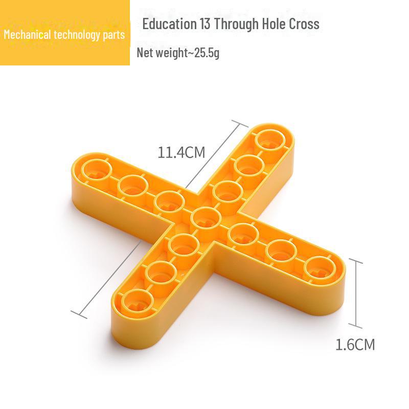 Kompatibilní stavební bloky s velkými částicemi: Příslušenství pro výuku mechanických převodů a robotů (9656 sypkých kusů)