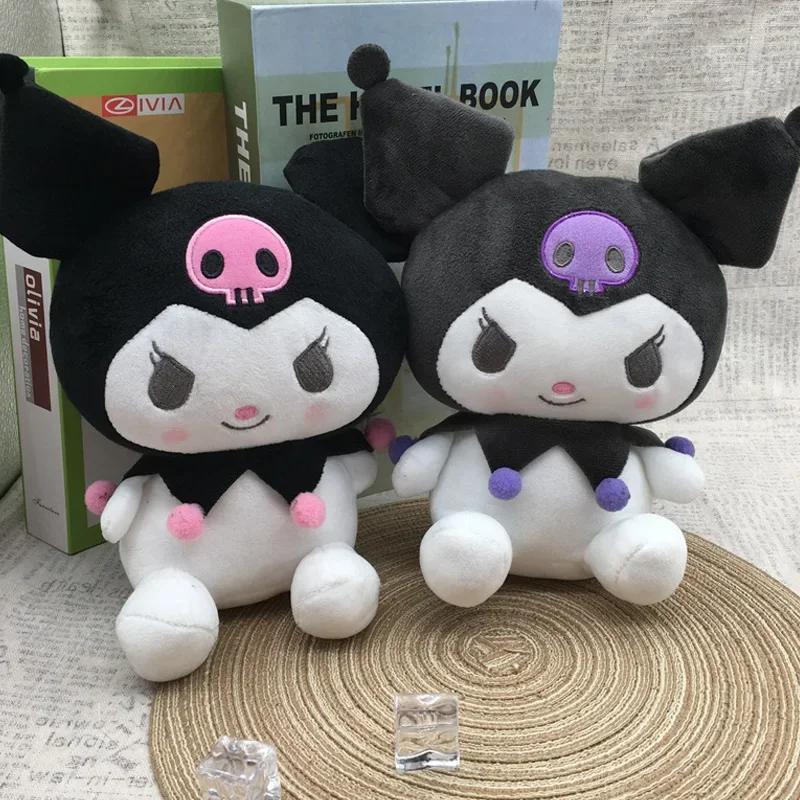 Sanrio Plysj Kawaii Sanrio Kuromi My Melody Cinnamoroll Plysjleker Dukke Pute Anime Tegneserie Barn Gaver Romdekorasjon Dukker