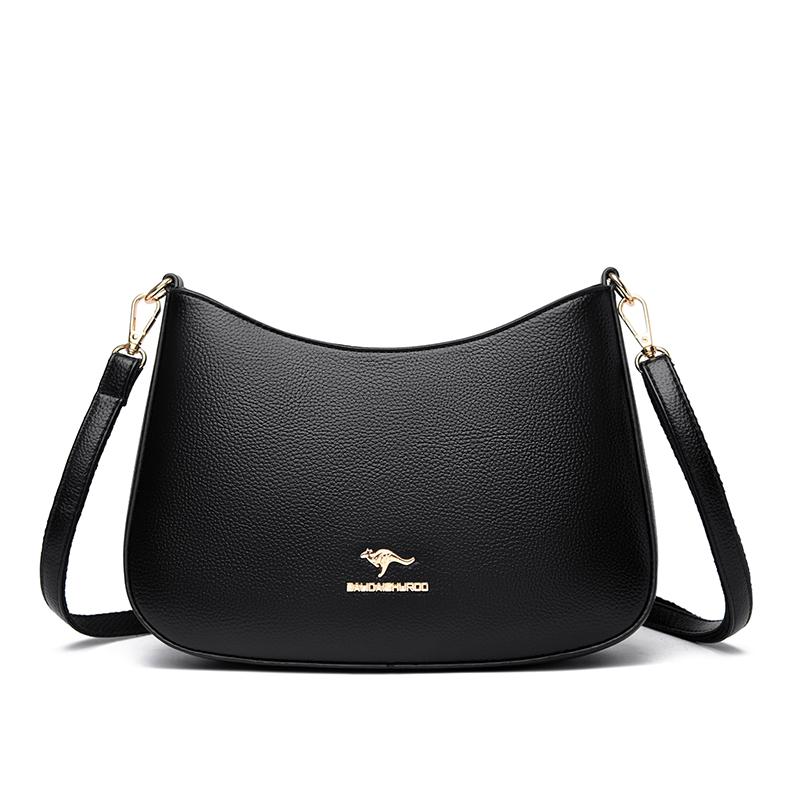 

Fashionable Women s Shoulder Bag, Multi Compartment Crossbody Bag, Casual Crossbody Bag Suitable for Daily, Leisure, and Commuting 28 cm×6 cm×20 cm чорний