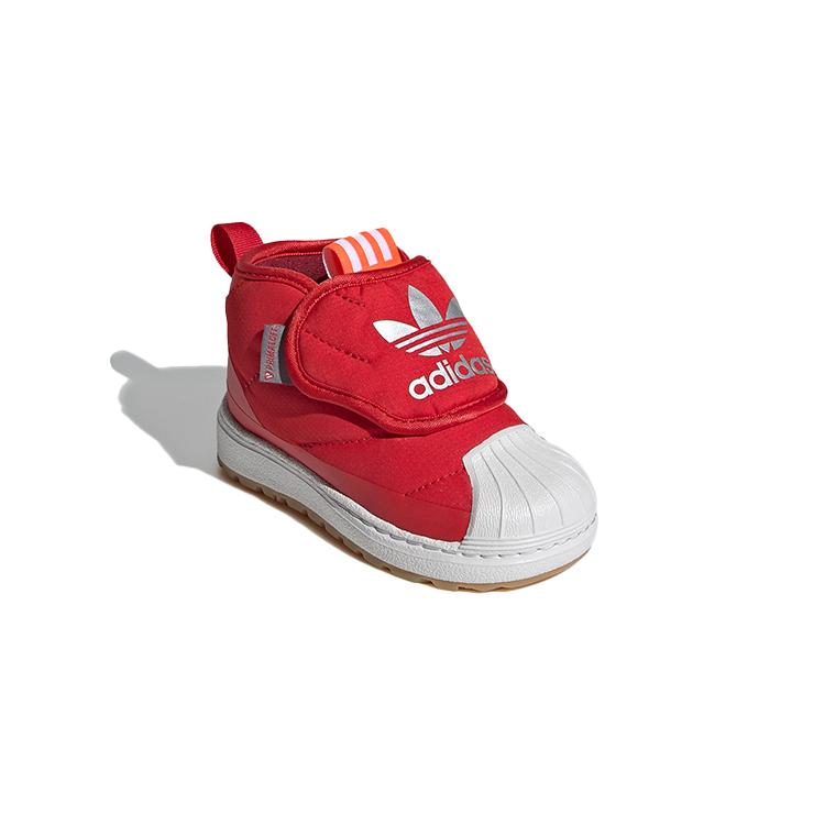 adidas Originals SUPERSTAR 360 High Top Toddler Shoes Red Infant And Toddler FW1120