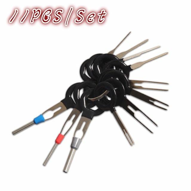 3Pcs/Set  11Pcs/Set Terminal Removal Tools Car Electrical Wiring Crimp Connector Pin Extractor Kit C