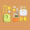 Kids Role Play Suitcase 3-in-1 Pretend Play Set with Mini Kitchen Doctor