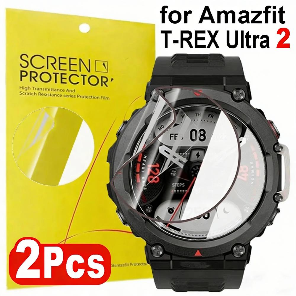 

1-5Pcs Soft Hydrogel Films for Amazfit T-Rex Ultra2 Watch Screen Protectors Composite Films for Amazfit T-Rex Ultra2 Not Glass 2Sets