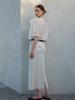 GRIDAJ Scarf Blouse [Ivory]