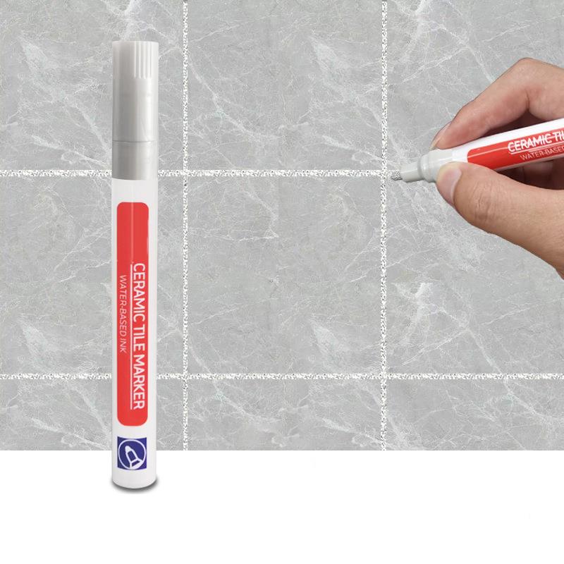 Ceramic Tile Gap Marker Pen Wall Seam Color Pen For Tiles Floor Bathroom Decontamination Seam Repair Cleaner Agents Paint