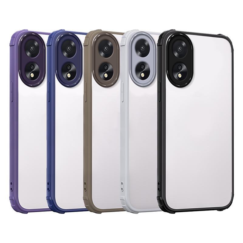Four Corner Anti-fall Transparent Phone Case For OPPO A11 A11K A12 A18 A38 A40M Shockproof Silicone Bumper Cover For OPPO A40