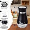 Refillable Salt and Pepper Shakers Set Stainless Steel 2 Pcs Spice Bottles Container for Home Restaurant Picnic Kitchen Accessories