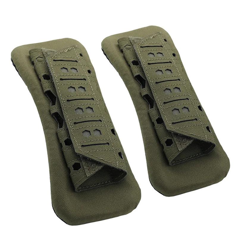 Breathable Anti-Slip Tactical Vest Shoulder Pads with Laser-Cut Design