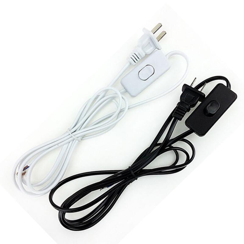 Cangren 1.8m Button Switch Power Cord