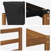 Outdoor Sofa Set with Cushions 7 pcs Natural and Black