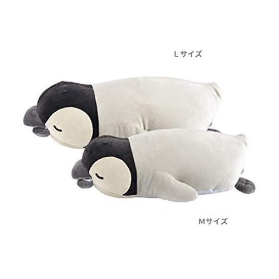 Livheart Body Premium Nemunemu Kamukamuzu Penguin Medium Size Length Cool to the Antibacterial Pillow, Cool, Tot, (Total 56cm), Touch, Function,