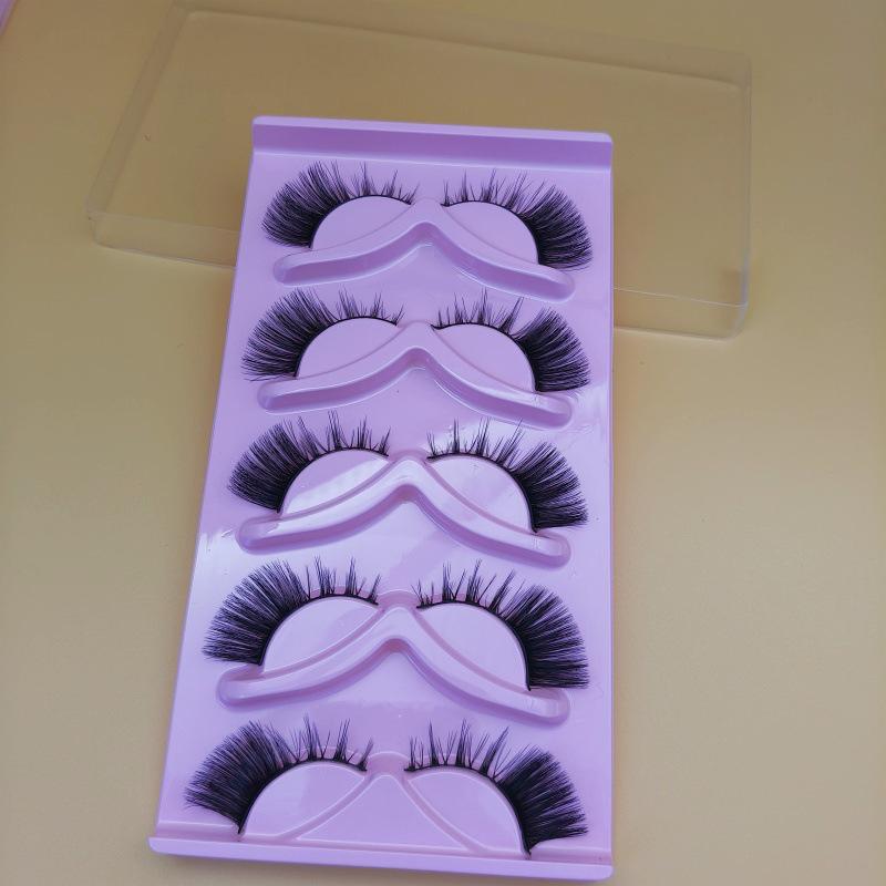 

Ю Кос Маленький Дьявол Натуральный: Хит продаж, накладные ресницы, которые легко подстричь, для визажистов