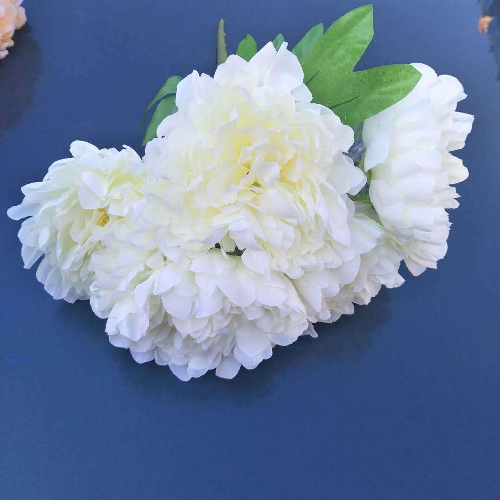 Silk Peony Oversized Flowers With Artificial Blooms For Wedding Decorations