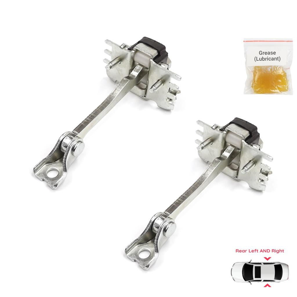 EDP946-1 2 Pieces Rear Left AND Right Door Catch Hinge Brake Stop Check Strap Limiter for Citroen C3 MK2 SC A51 2009-2016 9181Q5
