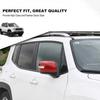 Car Side View Mirror Cover Trim Shell Protector Caps For Jeep Renegade 2016-24