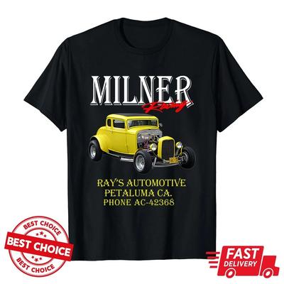 Maglietta unisex da corsa '32 Deuce Coupe American Graffiti di Milner S-5XL Q4791