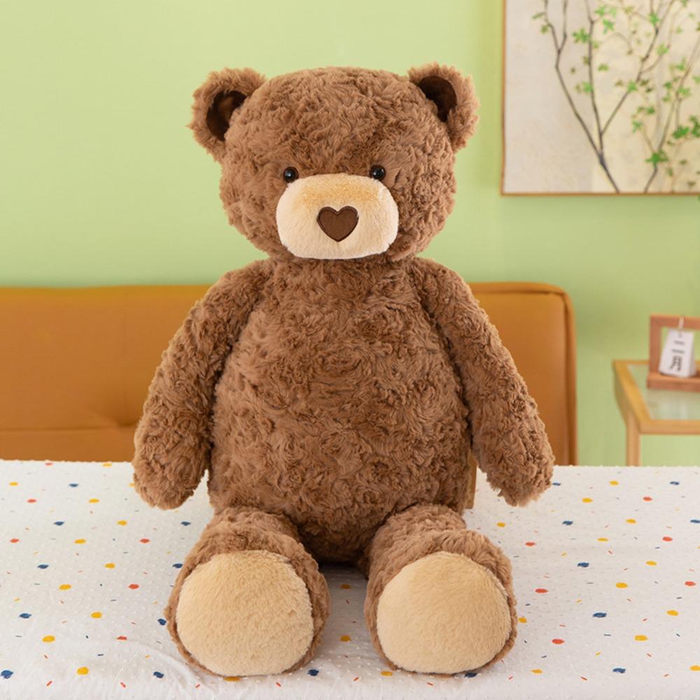 Heart Plush Bear Doll Stuffed Stuffed Animal Pillow Sleep Pillow Bear Plush Toy Sofa Decoration