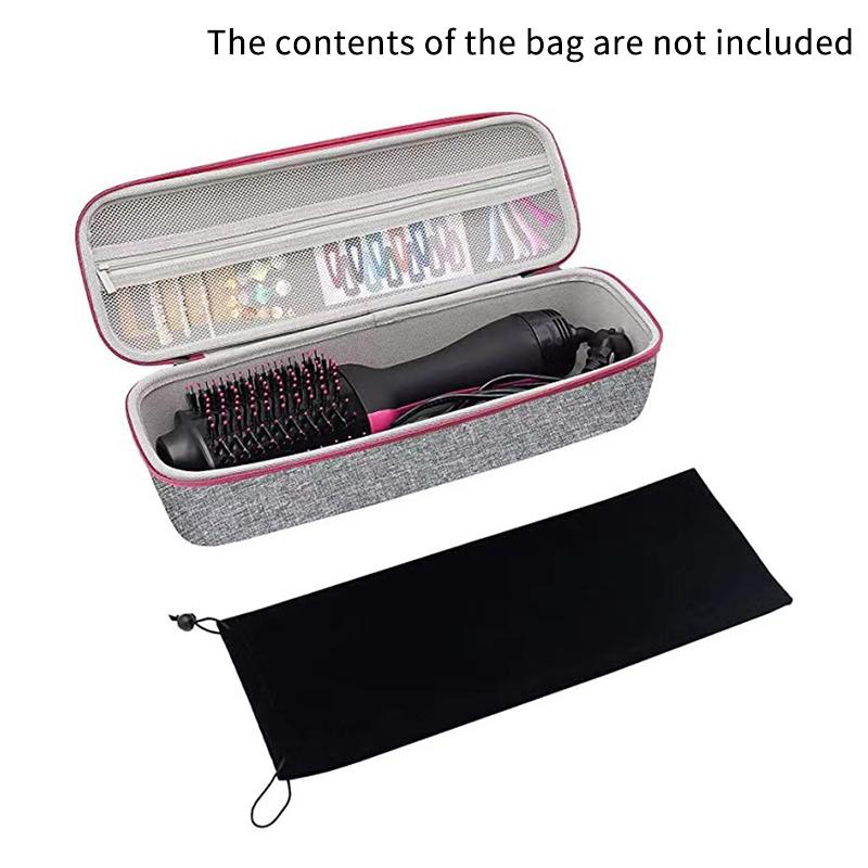 Travel Case For Hair Dryer Brush Lightweight Hard Carrying Case Storage Bag For All Brand  Tools Volumizer  Air Brush